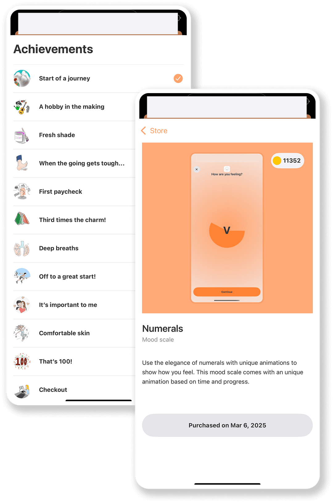 Luci offers fun ways to customise the experience by earning coins and achievements